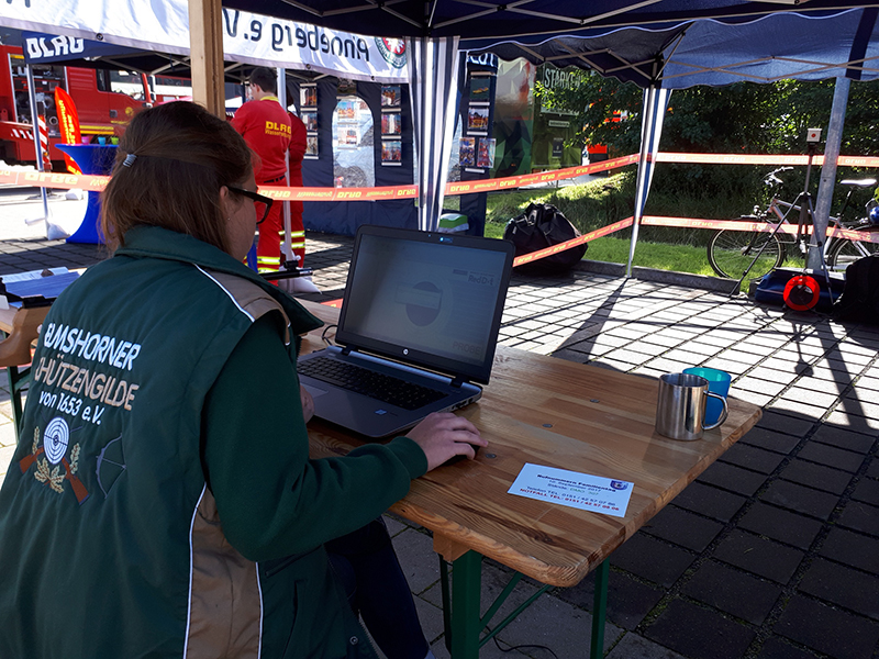 Kreisschützenverband Pinneberg - Kreisjugend beim Familientag in Tornesch-Ahrenlohe