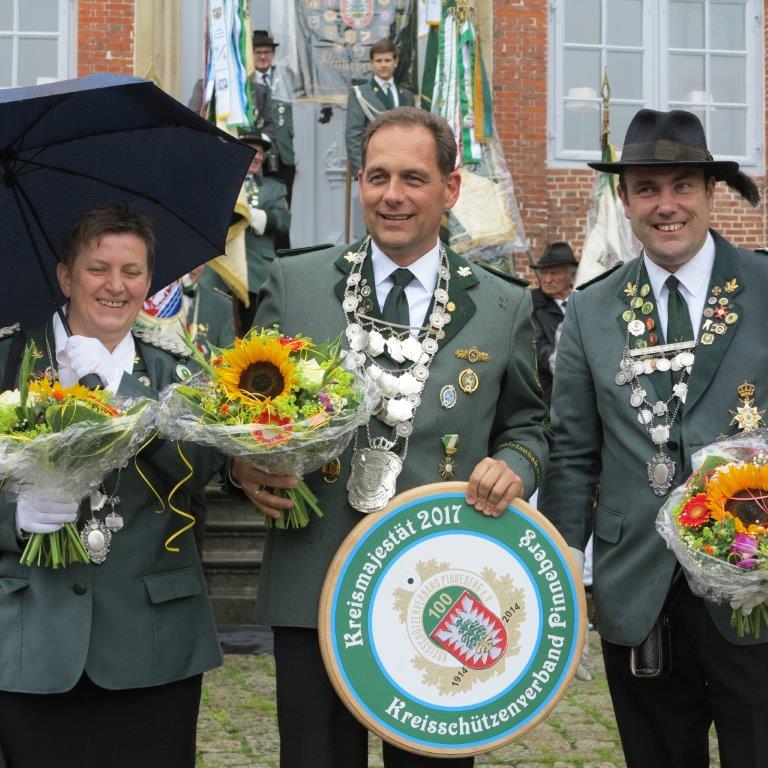 Kreisschützenverband Pinneberg - 20. Kreiskönigsproklamation 2017 bei staubfreier Luft