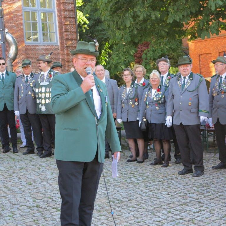 Kreisschützenverband Pinneberg - Helmuth Ahrens ist neuer Schirmherr21. Kreiskönigsproklamation in Pinneberg 2018