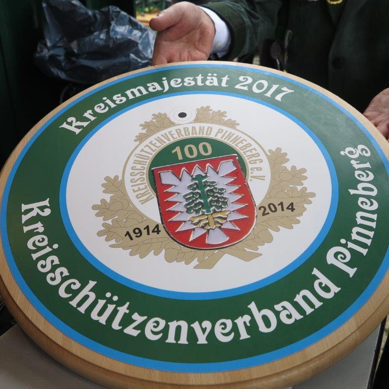 Kreisschützenverband Pinneberg - 20. Kreiskönigsproklamation 2017 bei staubfreier Luft